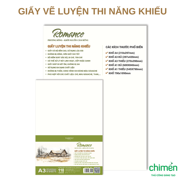 Giấy Romance 110gsm - 1 tờ