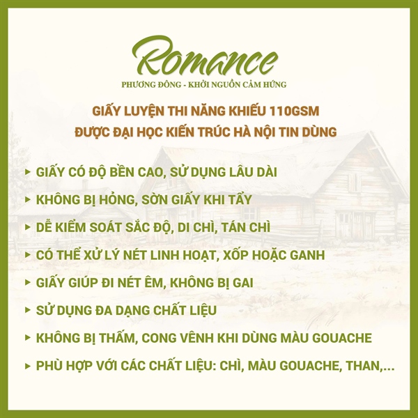 Giấy romance 110gsm A3 lỡ ( HÀNG TẶNG KHÔNG BÁN ) ( 100 tờ )