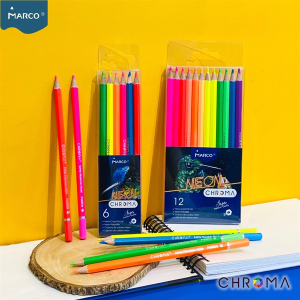 Vỉ màu chì Neon Chroma Marco